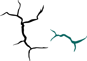 Минимальное количество трещин