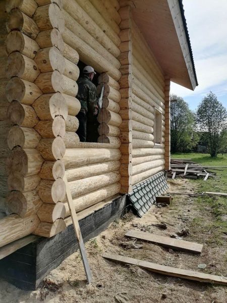 Монтаж чистовой обсады